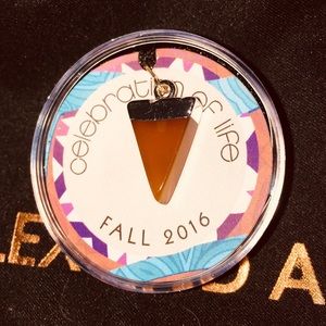 Alex + Ani Earth Red Spike Pendant